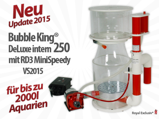 Royal Exclusiv Bubble King DeLuxe 250 intern 2015 Abschäumer