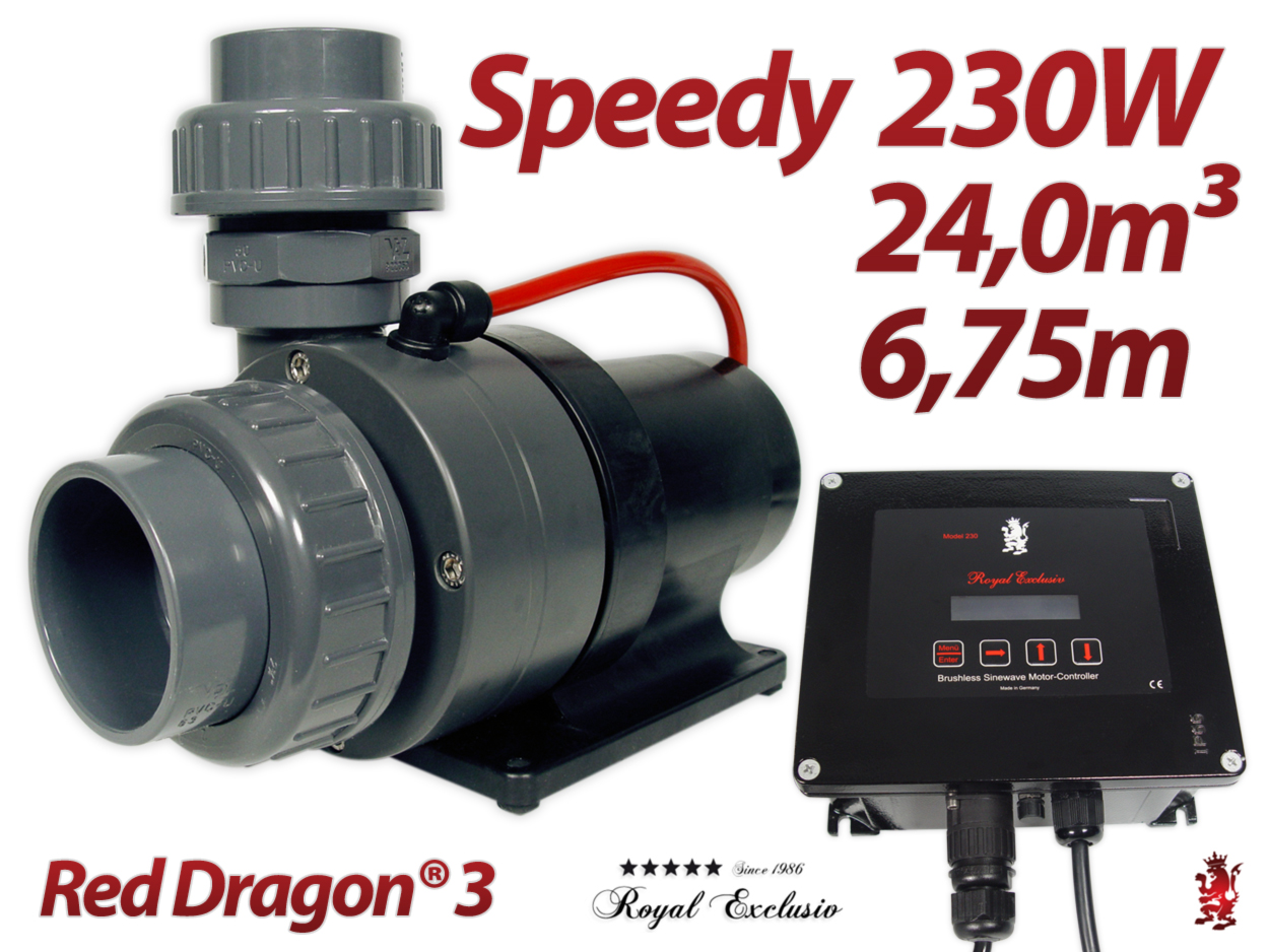 Royal Exclusiv Red Dragon 3 Speedy 230W Pumpe