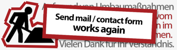 Royal Exclusiv web shop send mail issue