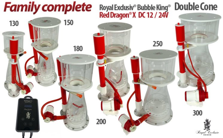Royal Exclusiv Bubble King Double Cone Red Dragon X pumpe Eiweiss Abschäumer