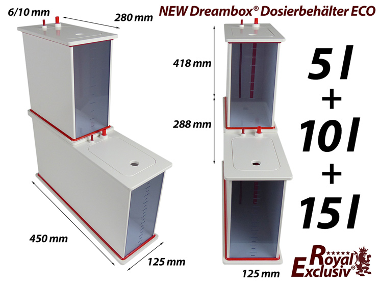 Royal Exclusiv Dreambox dosing dosier container unit station box boxes