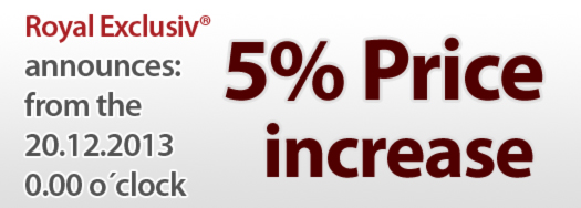 5 percent price increase