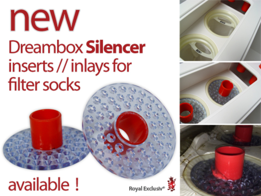 Dreambox Silencer Filter socks bags inlay
