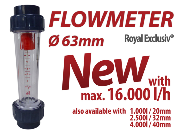 Royal Exclusiv flowmeter flow control 16000 liter