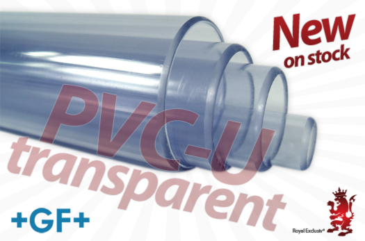 PVC U transparent clear