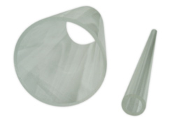 Plexiglas® pipe clear semi-manufactured