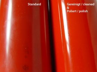 PVC pipe red per meter Ø 32 mm
